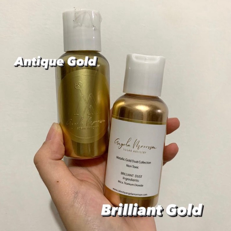 

53 Angela Morrison non toxic gold dust/ lustre dust/ gold powder whlde