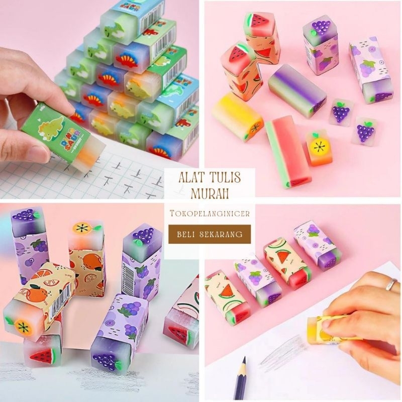 

Penghapus Pensil Karakter Eraser Pencil Motif Lucu