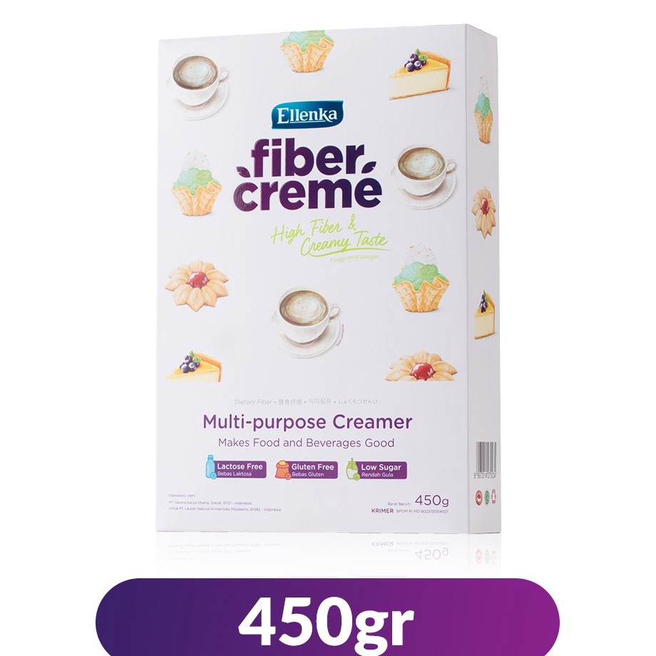 

WHHH8087 [KODE 77] Krimer KETO fiber creme ellenka creamer sehat pengganti Santan 450 gr murah