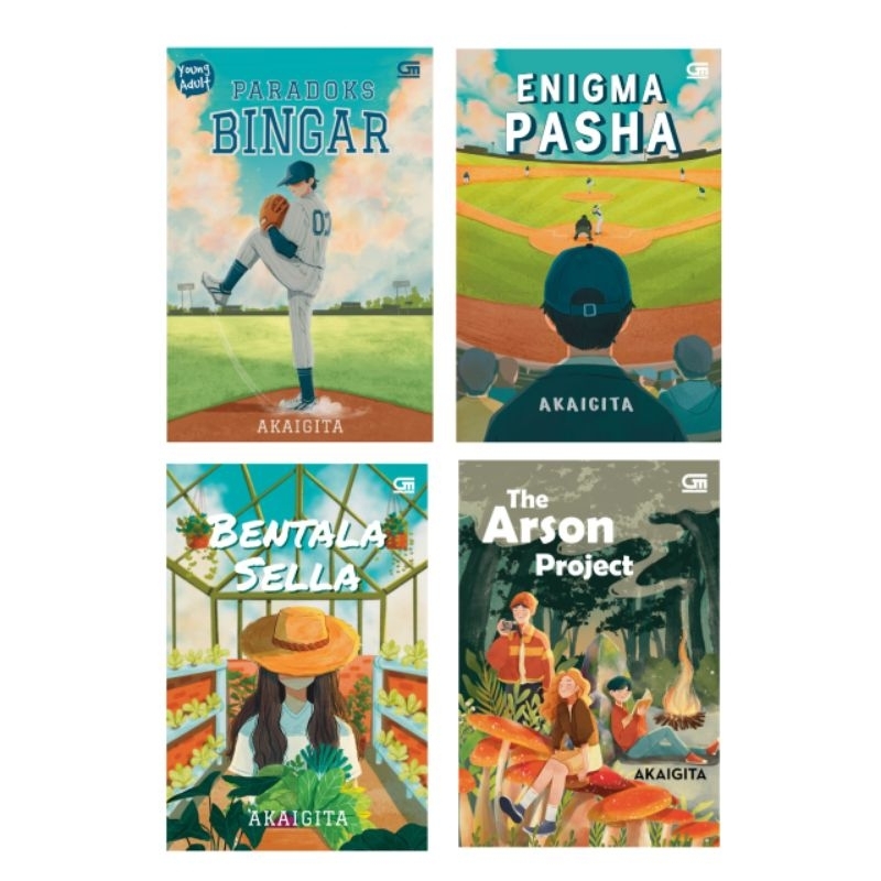 NOVEL YOUNG ADULT - AKAIGITA : ENIGMA PASHA, PARADOKS BINGAR, THE ARSON PROJECT, BENTALA SELLA