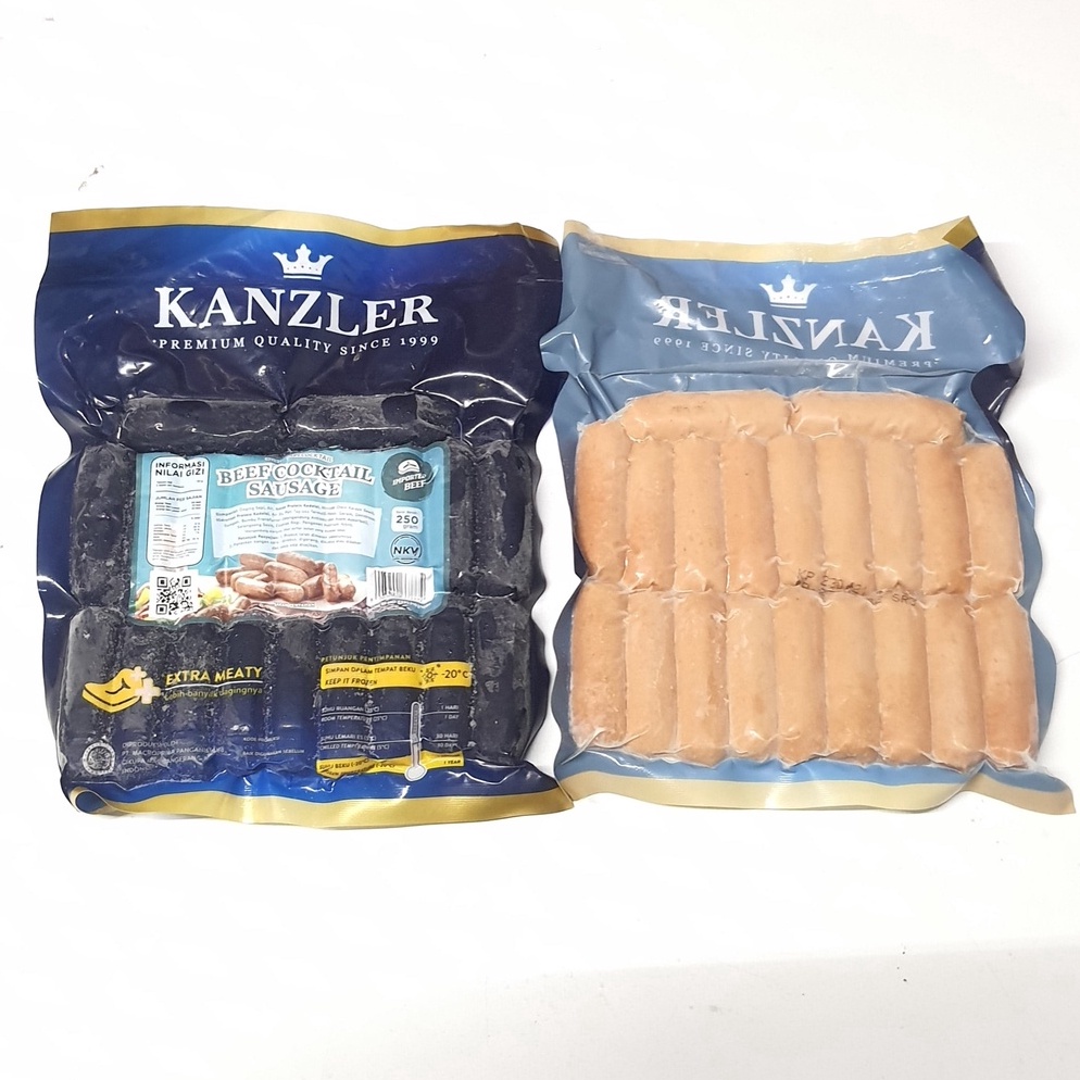 

⚡Cuci gudang⭐ KANZLER SOSIS SAPI COCKTAIL 250GR / KANZLER BEEF SAUSAGE
