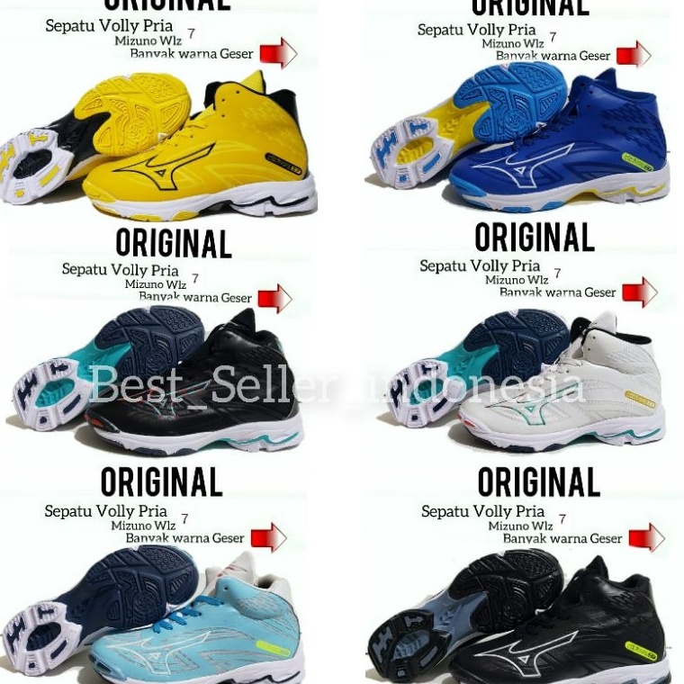 Barang Pilihan.. Sepatu Mizuno Wlz 7 Sepatu Mizuno Wlz 7 Sepatu Volly Mizuno Wlz 7 Premium