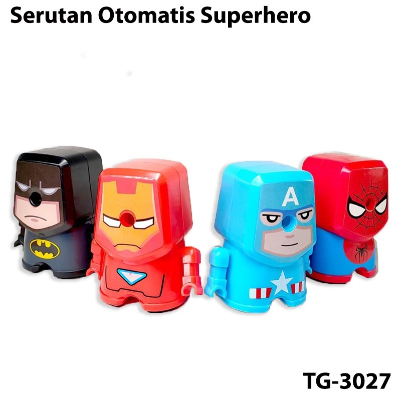 

Harga Grosir ( 1pcs ) Serutan / Rautan Pensil Meja Robot SuperHero