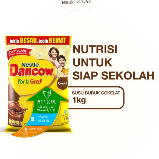

SQJZ5035 Jangan Sampai Kehabisan!!! DANCOW Fortigro Susu Bubuk Susu Anak Coklat Pouch 1kg