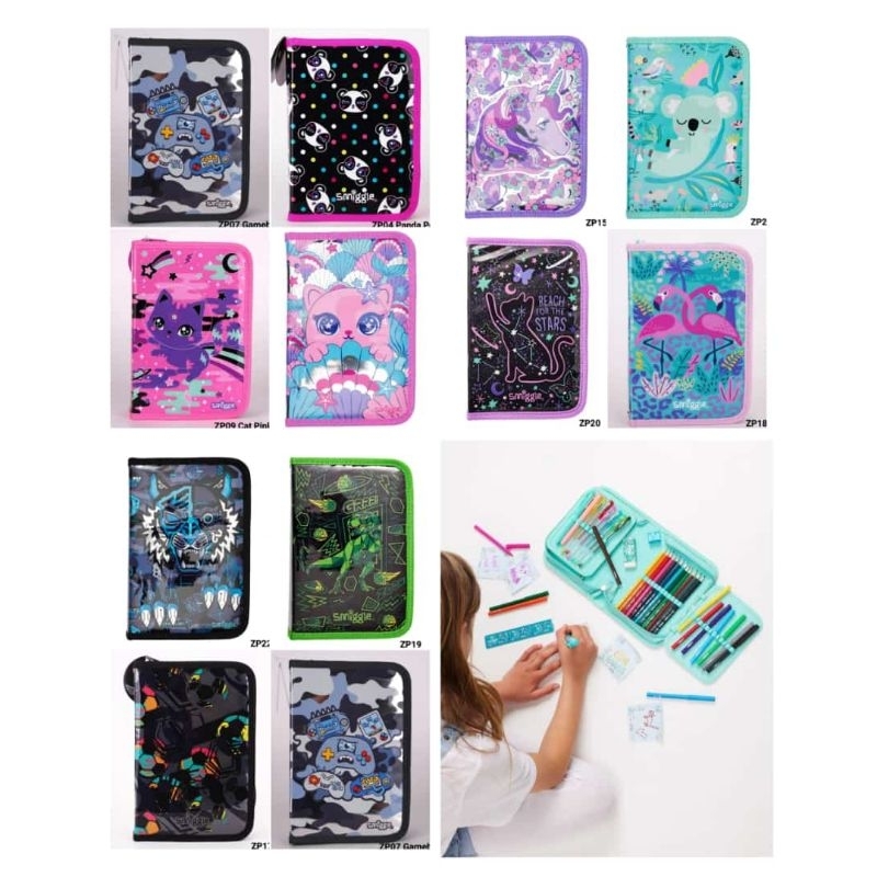 

SMIGGLE ZIP IT / SMIGGLE STATIONERY SET / PENSIL SET