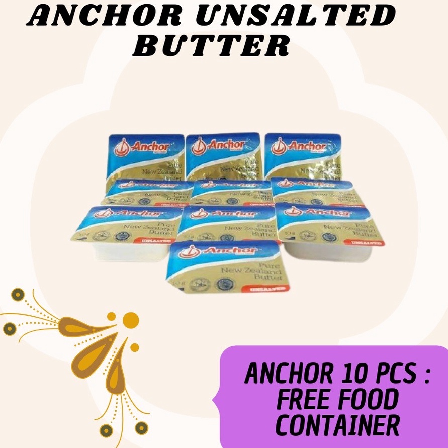 

JFQX4440 DISKON!!!!!!! Anchor Unsalted Butter Mini Portion 10 UB 10g Unsalted Butter MPASI Anak Bayi HALAL Elle & Vire Penambah Nafsu Makan Penambah Berat Badan, BB Booster MPASI Bayi Lemak Tambahan Mpasi Lemak Mpasi Lemak Bayi