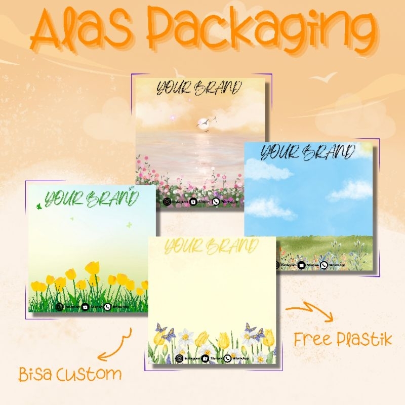 

Alas Packaging III / Alas Packing / Kertas Packing / Aksesoris / Free Plastik / Bisa Custom Design / Alas Aksesoris/ Alas Gelang