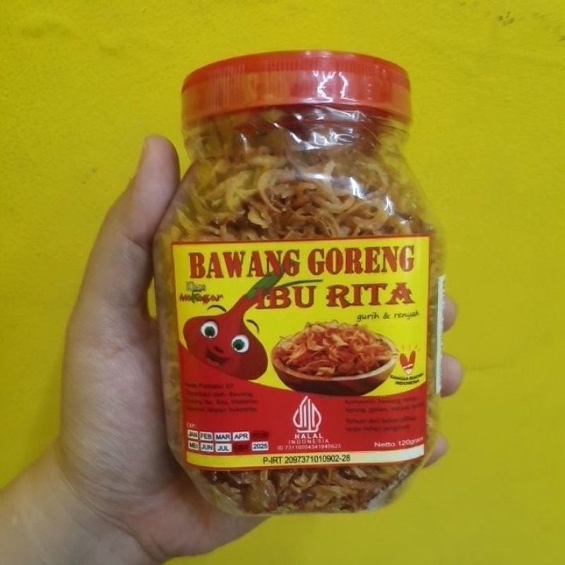 

Bawang goreng ibu rita 120g