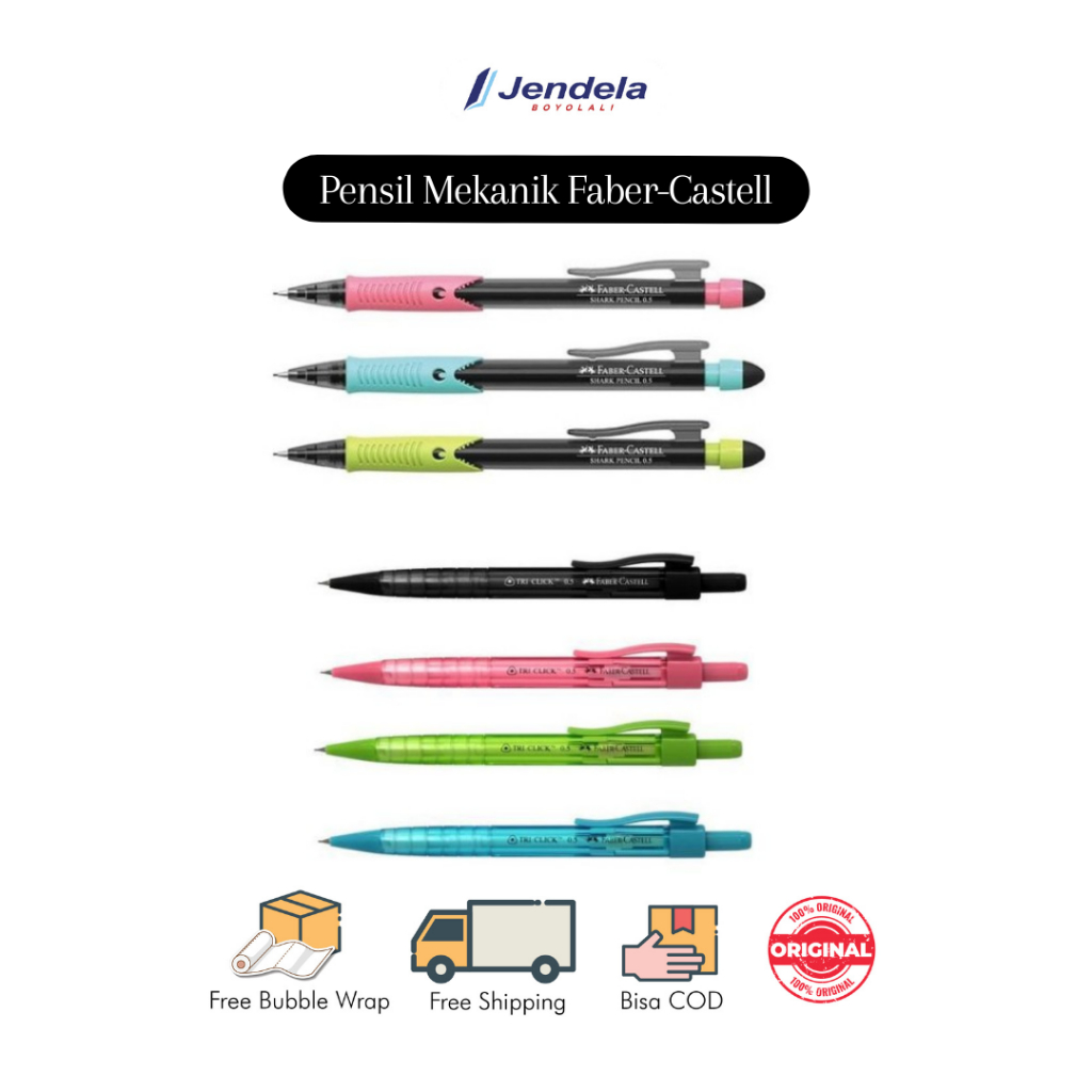 

PENSIL MEKANIK FABER CASTELL 2B 0.5