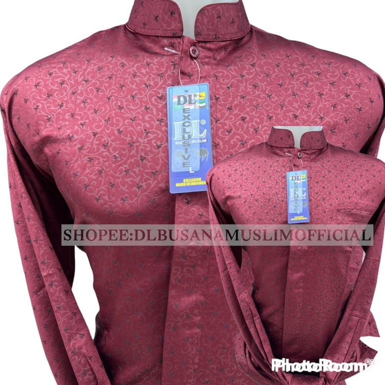 Best Seller.. Kemeja Koko Pria, KEMKO PRIA Motif Keris, Baju Muslim , Baju Muslim Koko Pria Lengan P