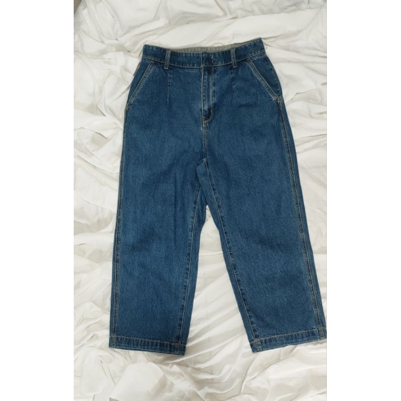 GU Celana Kulot Jeans Wanita ORI Sisa Eksport