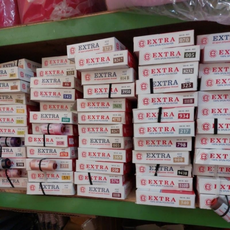 Benang Extra Satuan / Benang Jahit Satuan