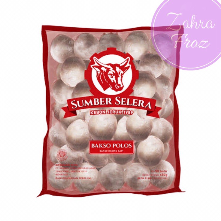 

QPTQ6733 Free Ongkir BAKSO SUMBER SELERA POLOS ISI 25 ISI 50