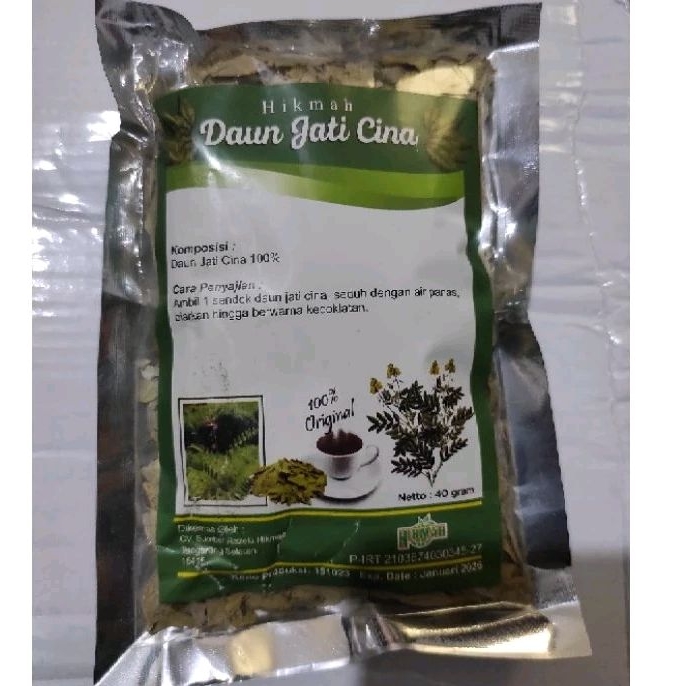 OBAT PELANGSING PENURUN KOLESTEROL HERBAL TEH DAUN JATI CINA