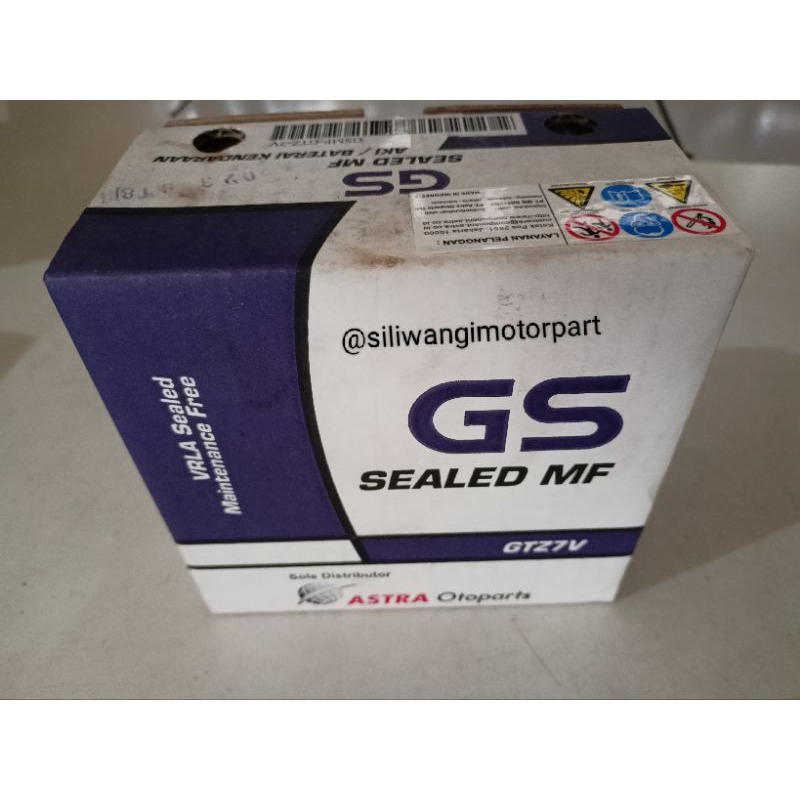 Aki Motor Accu Kering GS GTZ7V N-Max & Aerox 155 2023 Ori Gs Astra 100%