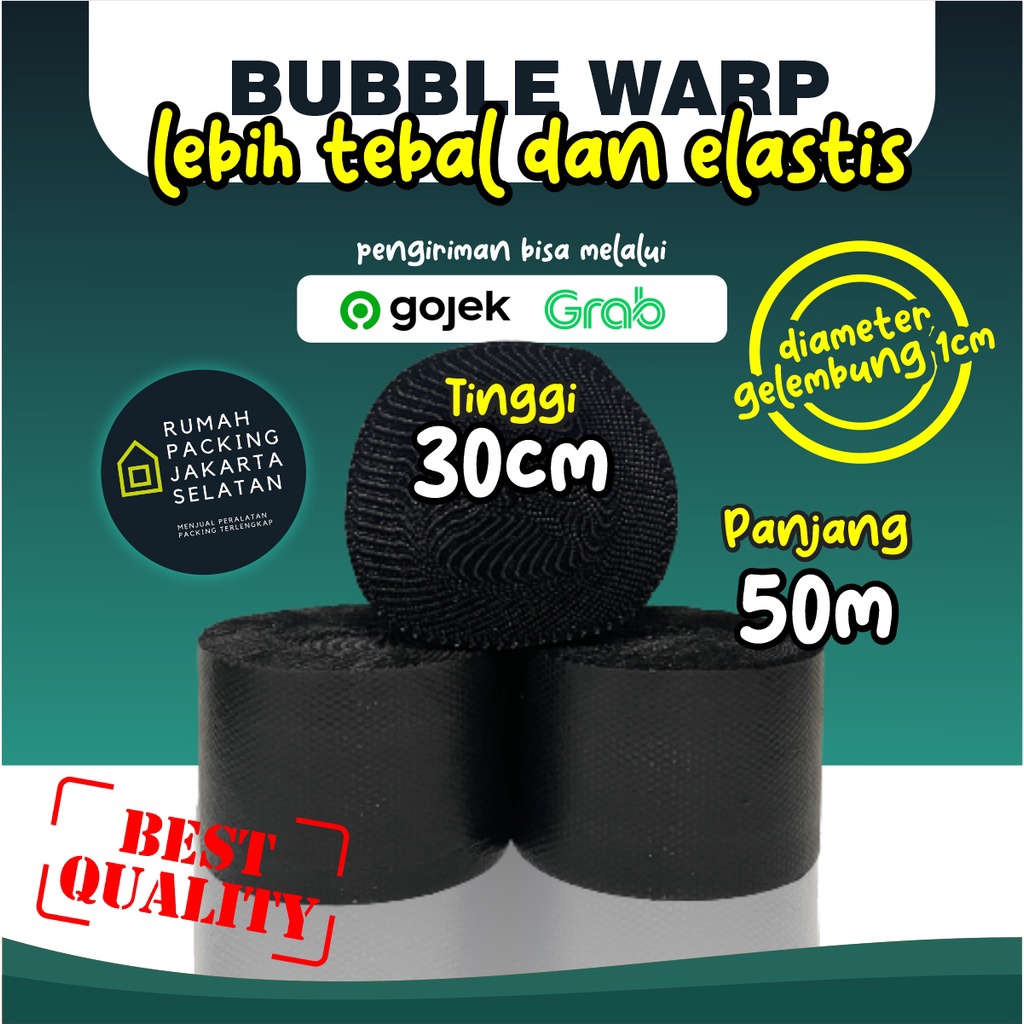 

BISA ✨COD✨ Bubble Wrap Potongan 30cm x 50 m gas !!