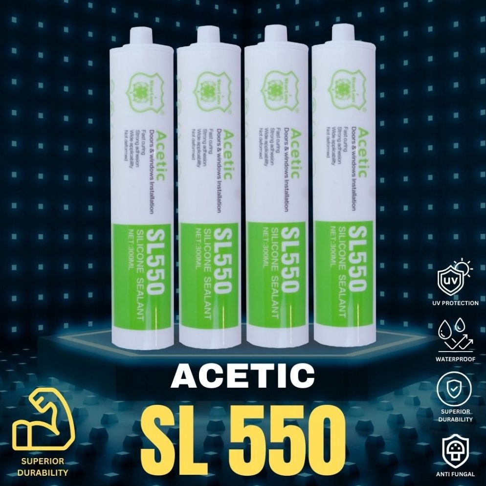 

41 STARLION LEM KACA SL550 300ml SEALANT ACETIC BOTOL BAYAK WARNA BEST QUALITY 100% ORIGINAL outlet pabrik ➦Readystock