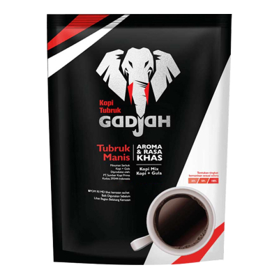

Kopi Tubruk Gadjah Manis Pouch - Bubuk Kopi Hitam 15 Sachet x 23g