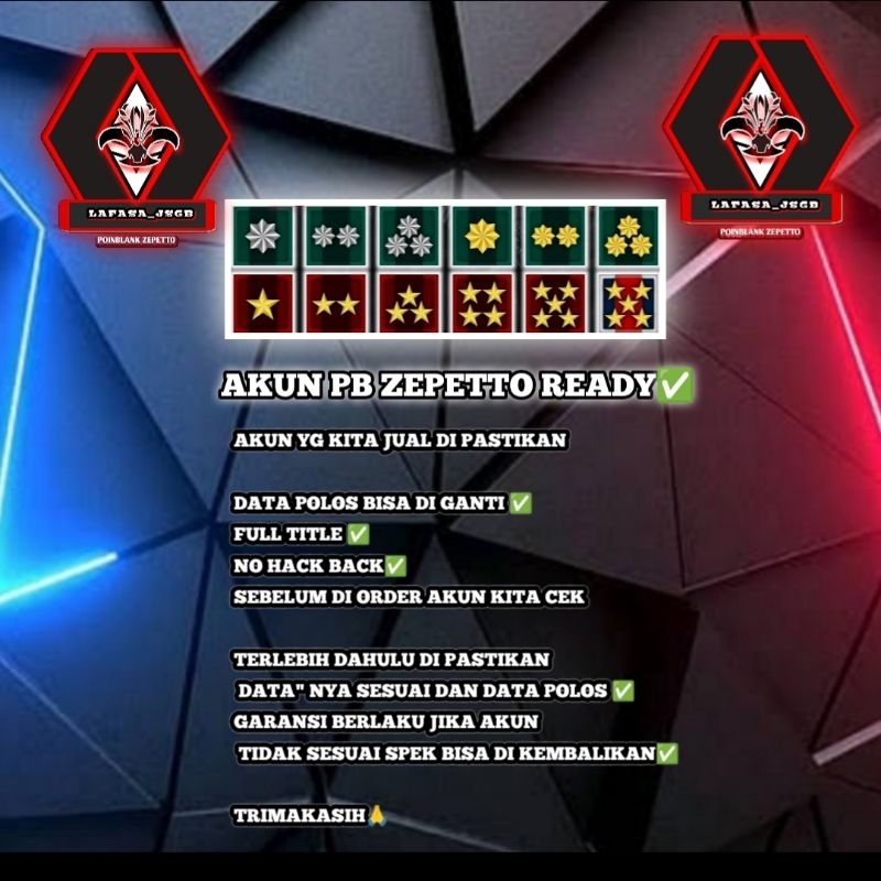 CHAR* POINBLANK ZEPETTO FULL TITLE DATA POLOS