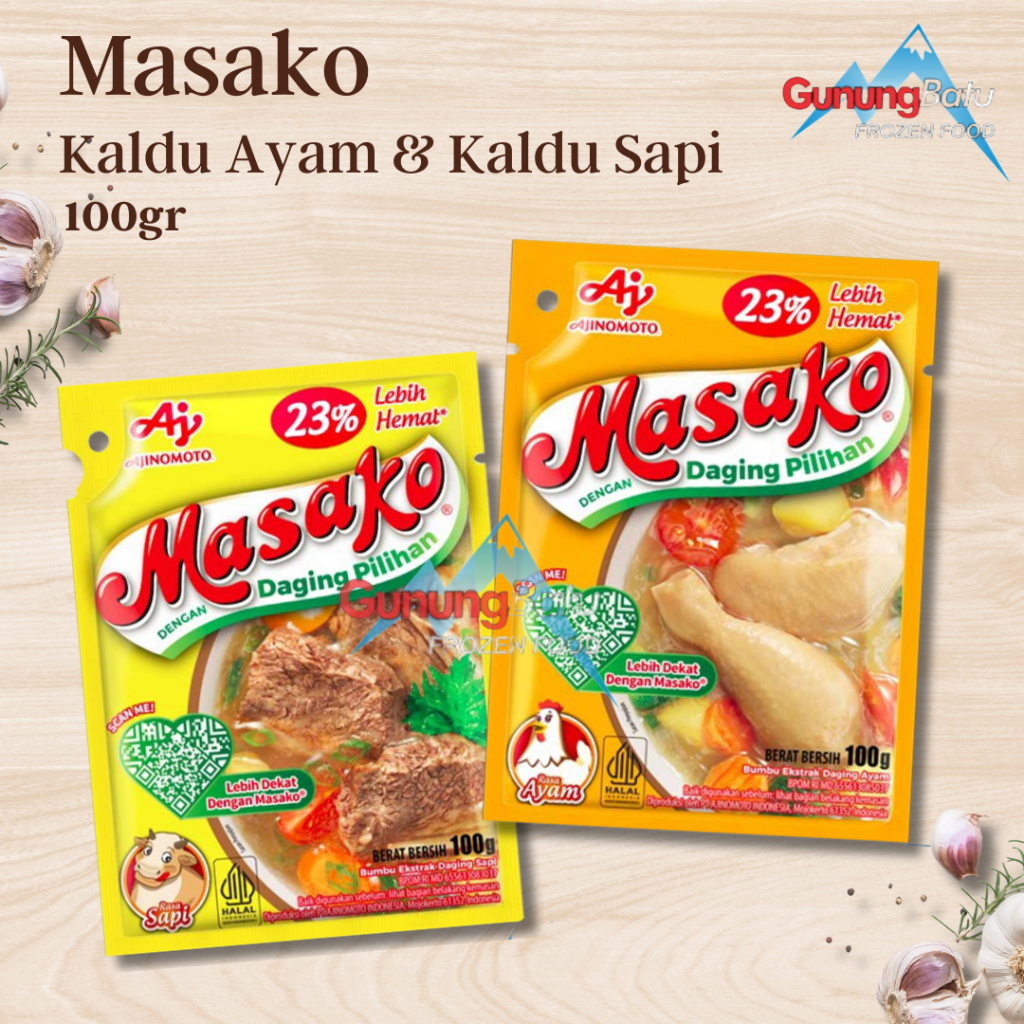 

MASAKO KALDU AYAM 100 GRAM / MASAKO KALDU SAPI 100 GRAM