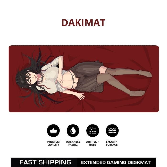 Deskmat Deskpad Mouse Pad Dakimat Anime Girl Dakimakura Inspired