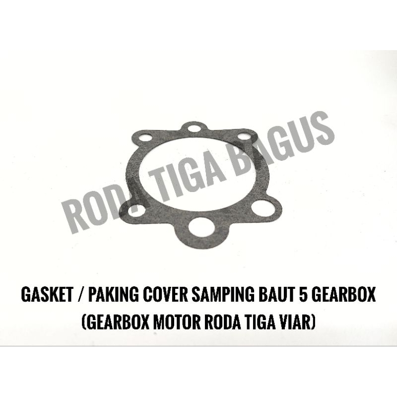 Gasket / Paking Cover Samping Baut 5 Gearbox - Gearbox motor roda tiga Viar