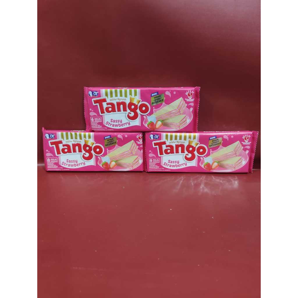 

Tango Strawberry 110gr - Wafer Tango Strawberry Biskuit