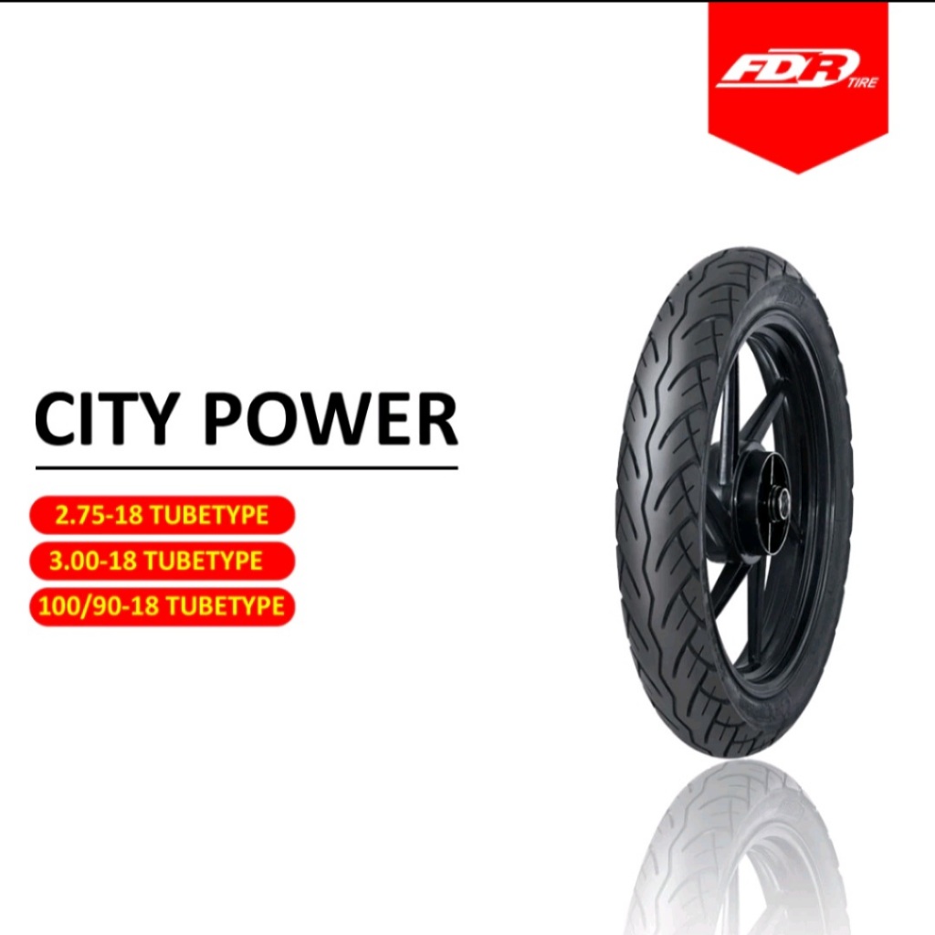 Ban FDR CITY POWER Ban Motor Ring 18 tube type TT Ban luar RX KING / NINJA