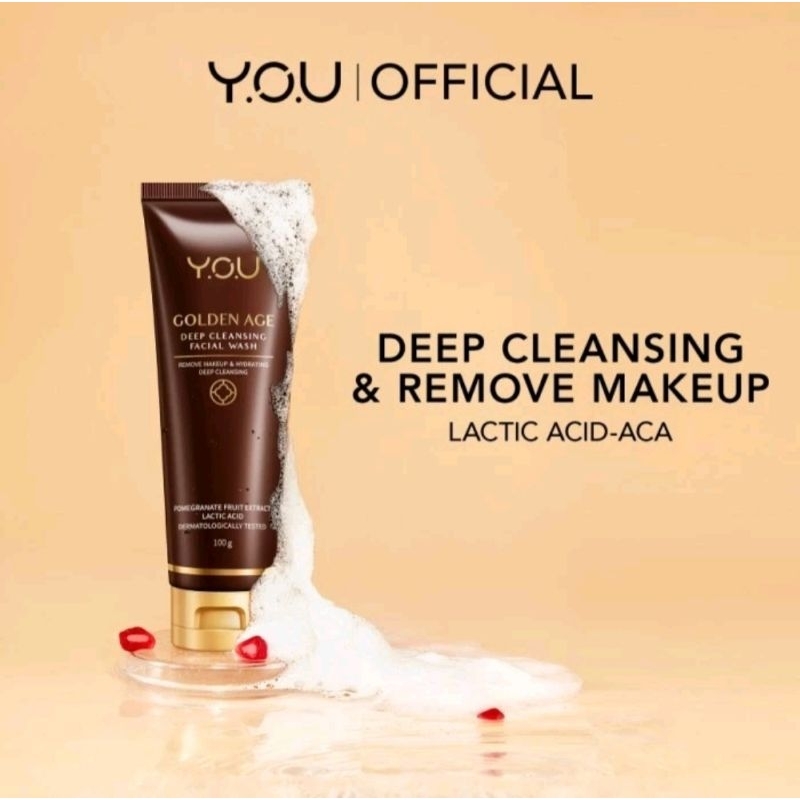 Y.O.U Golden Age deep cleansing facial wash
