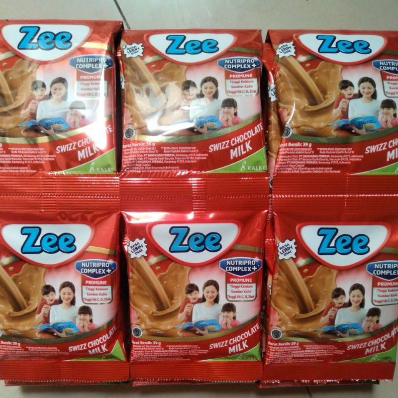 

susu zee sachet 38gr 1 renceng @10pcs