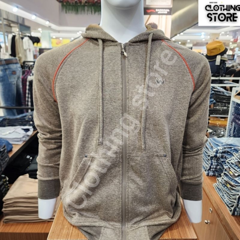 WATCHOUT CASUAL ORIGINAL sweater pria lengan panjang cream WJ700030011 live M, XL