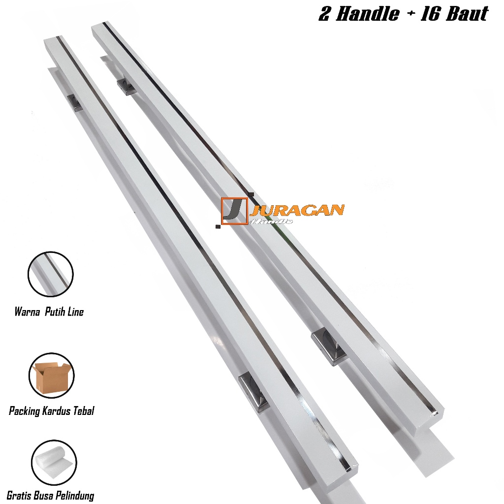 Handle Pintu Rumah Putih 1 Meter Gagang Pintu Modern Pegangan Pintu Panjang Besar Mewah