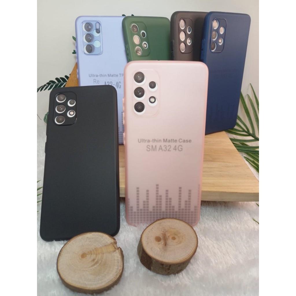 Silicon Case Untuk Samsung A32 4G Softcase Ultra-thin Matte Slim Case Casing Warna Simple Super Tipi