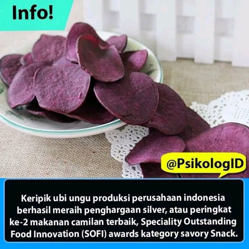 

⭐️⭐️⭐️⭐️⭐️ kripik ubi ungu 1 kg