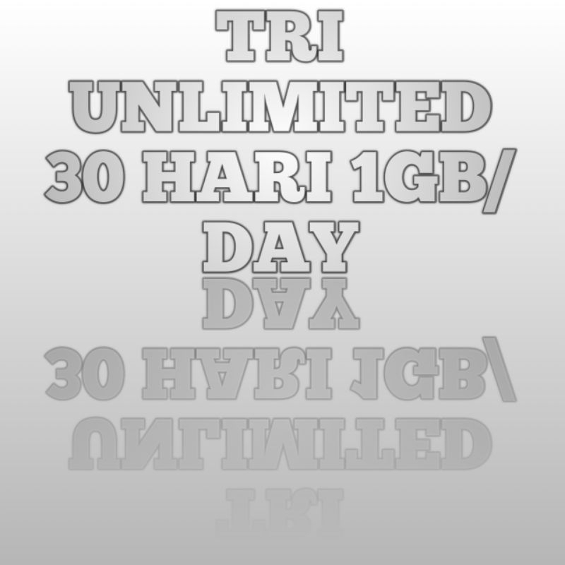 TRI UNLIMITED 30 HARI 1GB/DAY