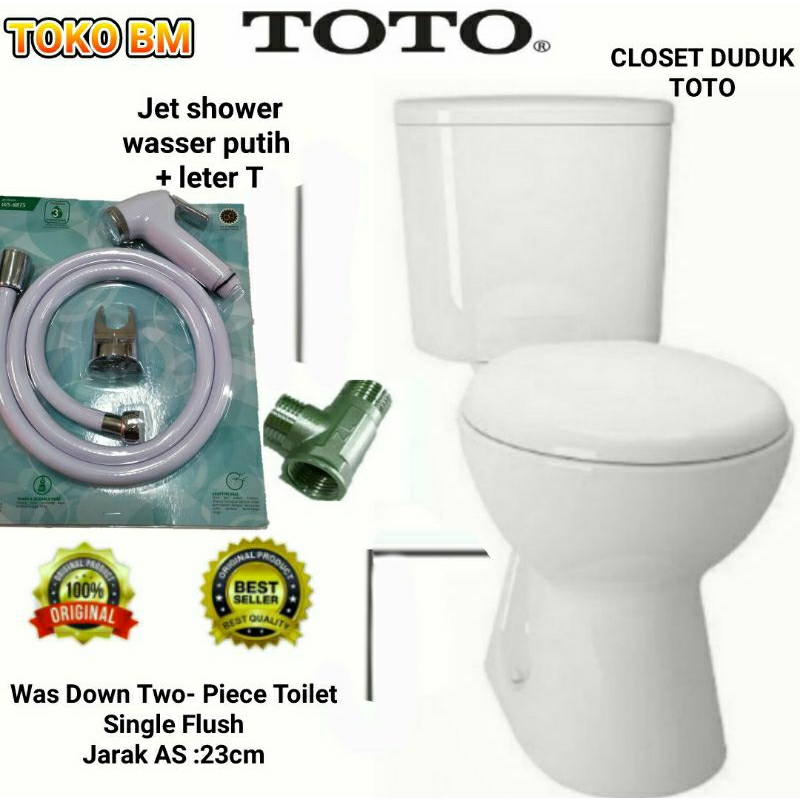 Lotsoolup Closet Duduk Toto Cw 633/ Closet Duduk Toto Model Flush