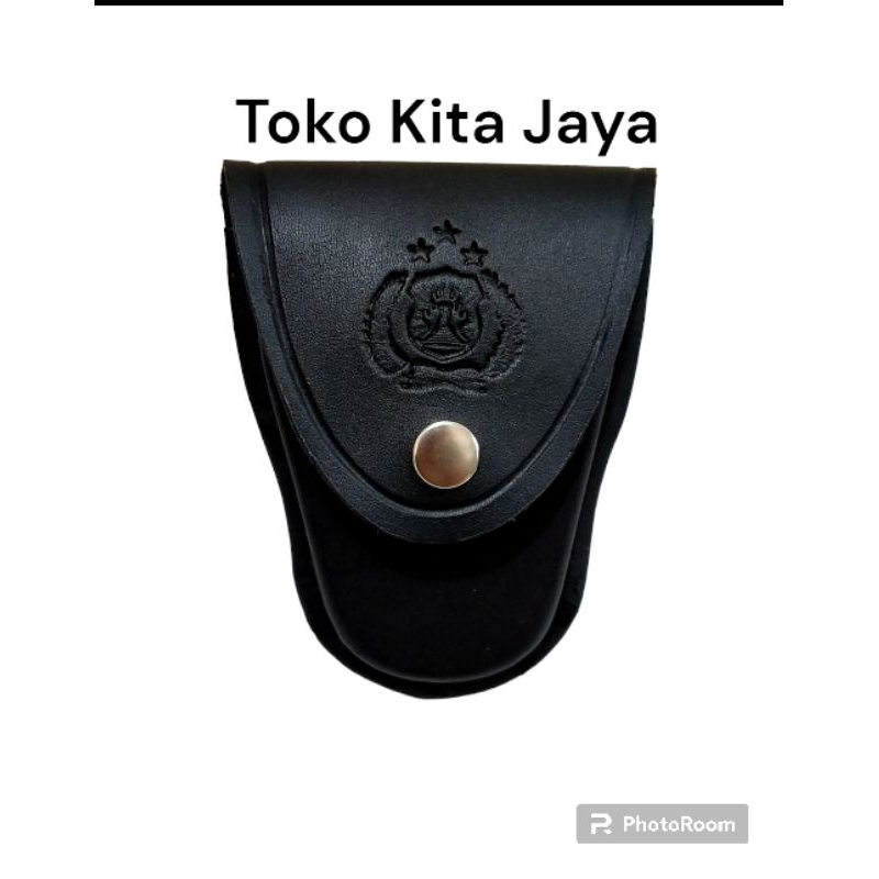 SARUNG BORGOL KULIT/ TEMPAT BORGOL TANGAN/ SARUNG BORGOL POLISI - SECURITY