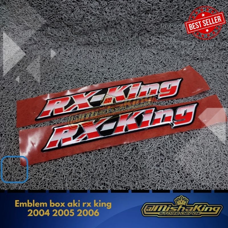 Emblem box aki rx king new 2004 2005 2005 original los pak
