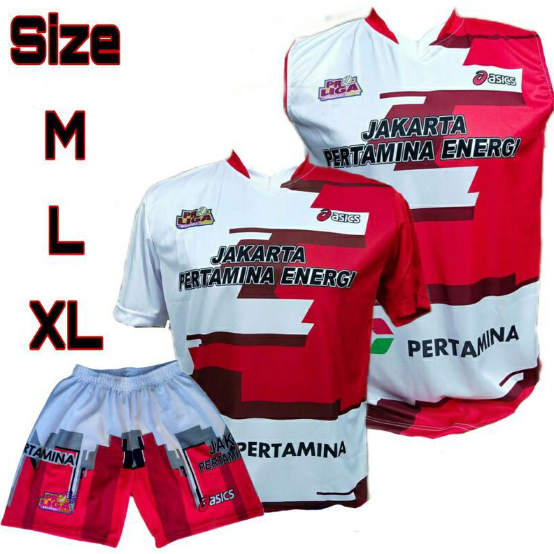 ✨Original✨ COD Setelan kaos voli Proliga setelan voli printing grosir