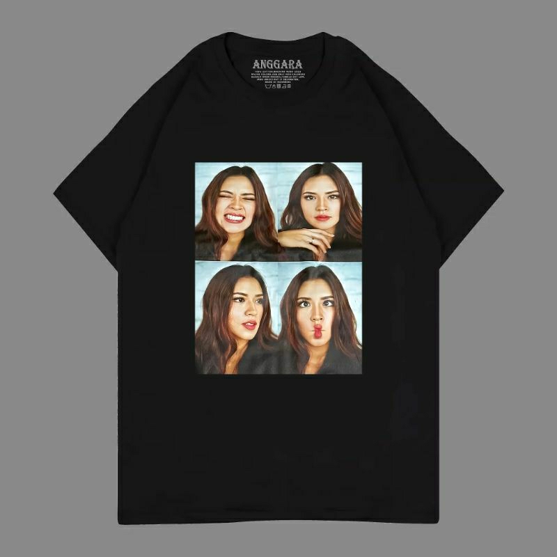 KAOS AKTRIS RAISA/KAOS FOTO KOLASE RAISA