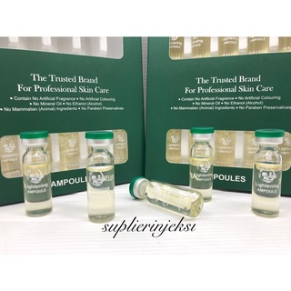 Ecer Hijau Serum Lightening Whitening Wajah Flek Melasma Glowing dermapen dermaroller bb glow