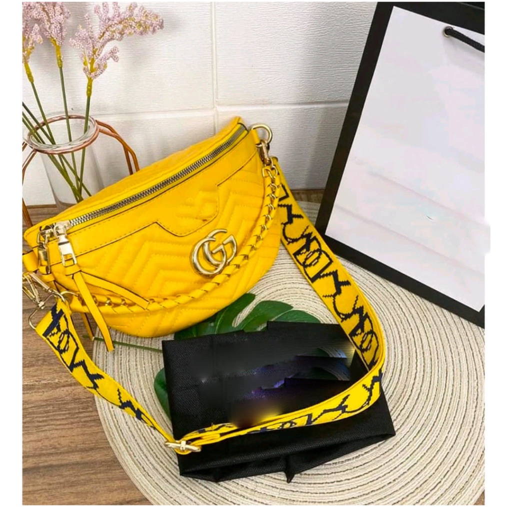 12.12 FLASH SALE tas pinggang wanita waistbag rante terbaru grosir