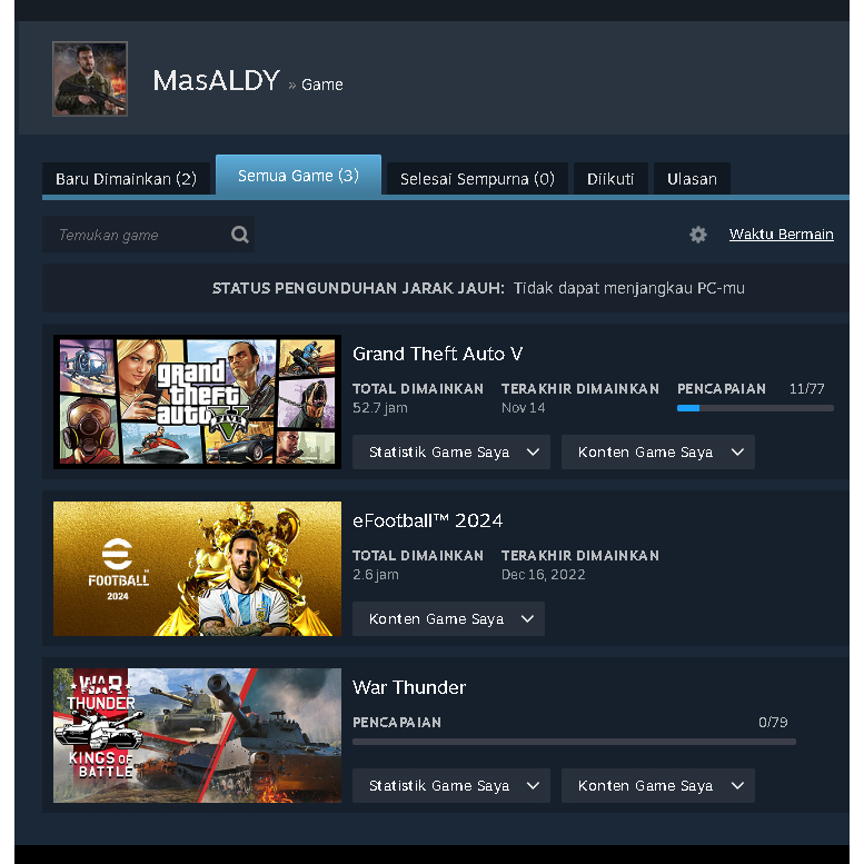 akun steam polos gta v