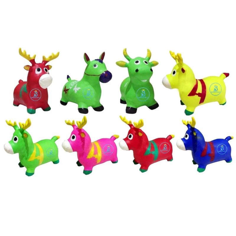 Mainan kuda kudaan karet