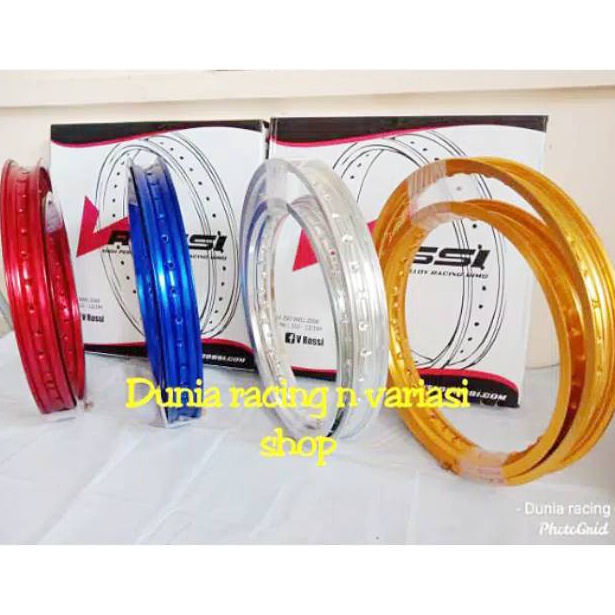 SIAP KIRIM Velg Rossi Ring 18 21 hole 36 Velg Rossi Ring 16 19 Lingkaran Rossi ada Gold Biru Hitam M