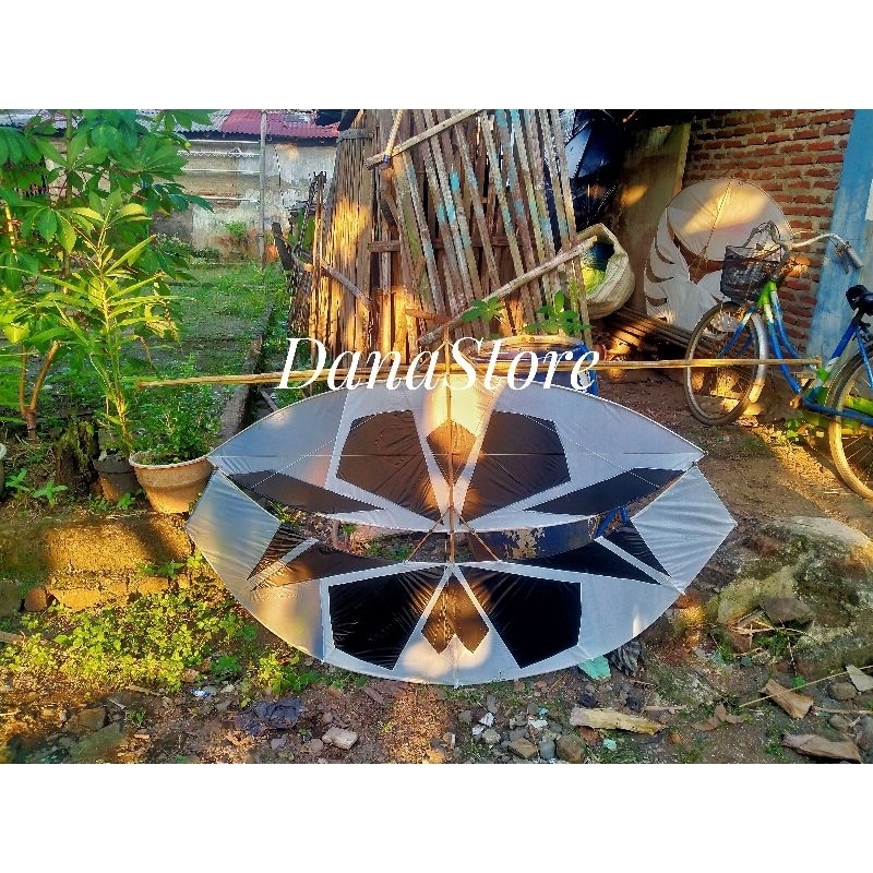 gapangan pegon ceper 1 meter bahan fiber dan bambu/layang layang gapangan pegon ceper merakit sendir