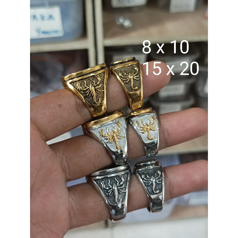 Emban cincin titanium super 8x10 15x20