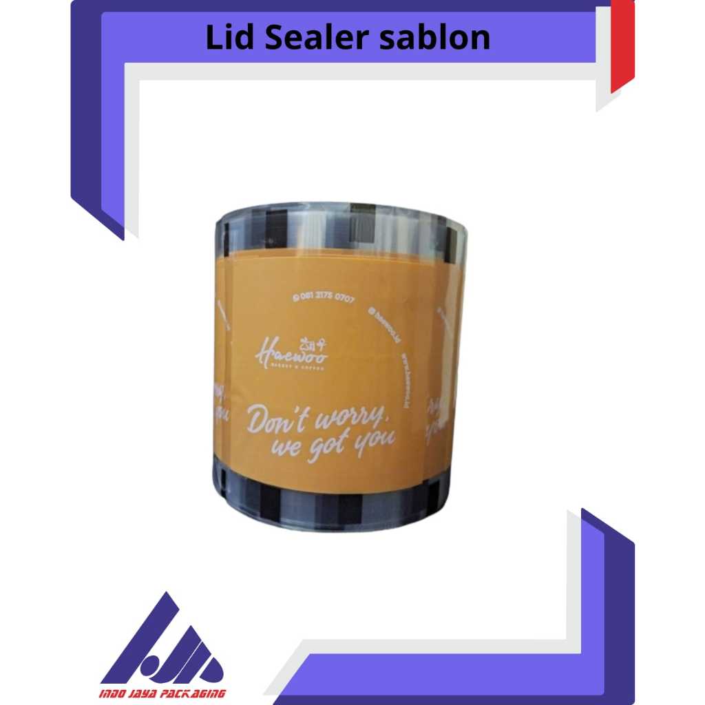 LID SEALER CUP/ PLASTIK SEALER CUP [CUSTOM LOGO] - VARIASI