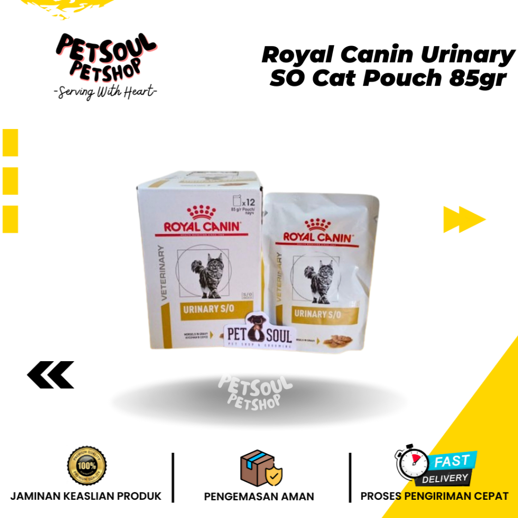 Royal Canin Urinary SO Cat Pouch 85gr Makanan Basah Urinary Royal Canin