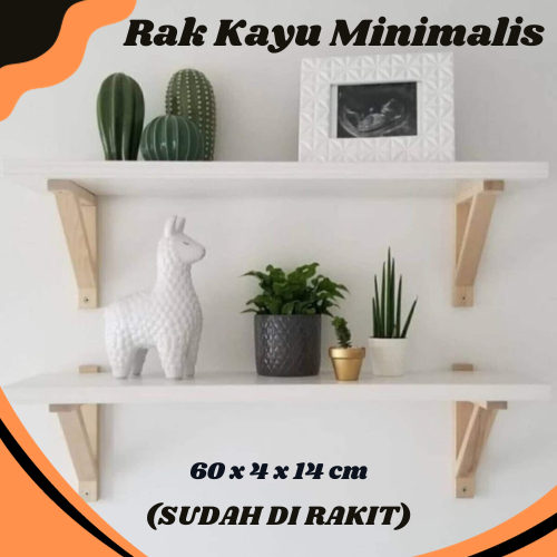 PROMO TERMURAH Rak Dinding Pembibitan Kayu Set 3 | Rak Kayu Montessori | Rak Kamar Anak | Rak Buku K